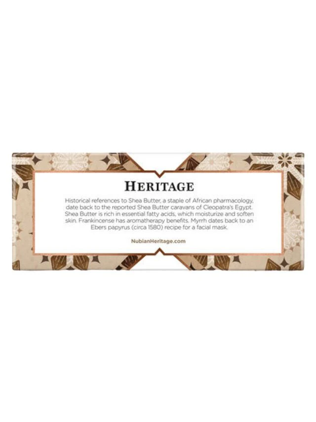 Raw Shea Butter Bar Soap: Age Defying & Protecting with Soy Milk, Frankincense & Myrrh (5oz) - Image 4