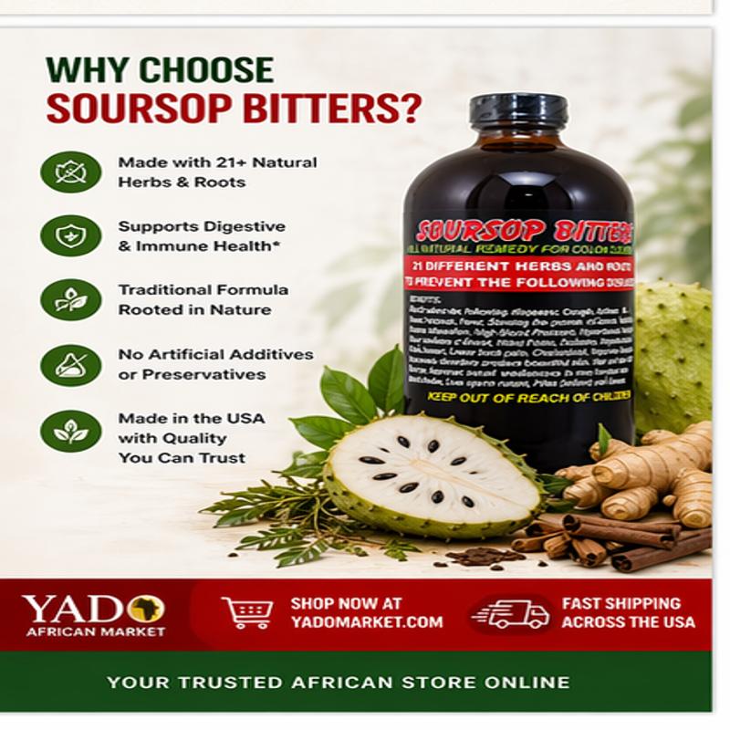 Soursop Bitters 16 fl oz – Herbal Detox Support - Image 4