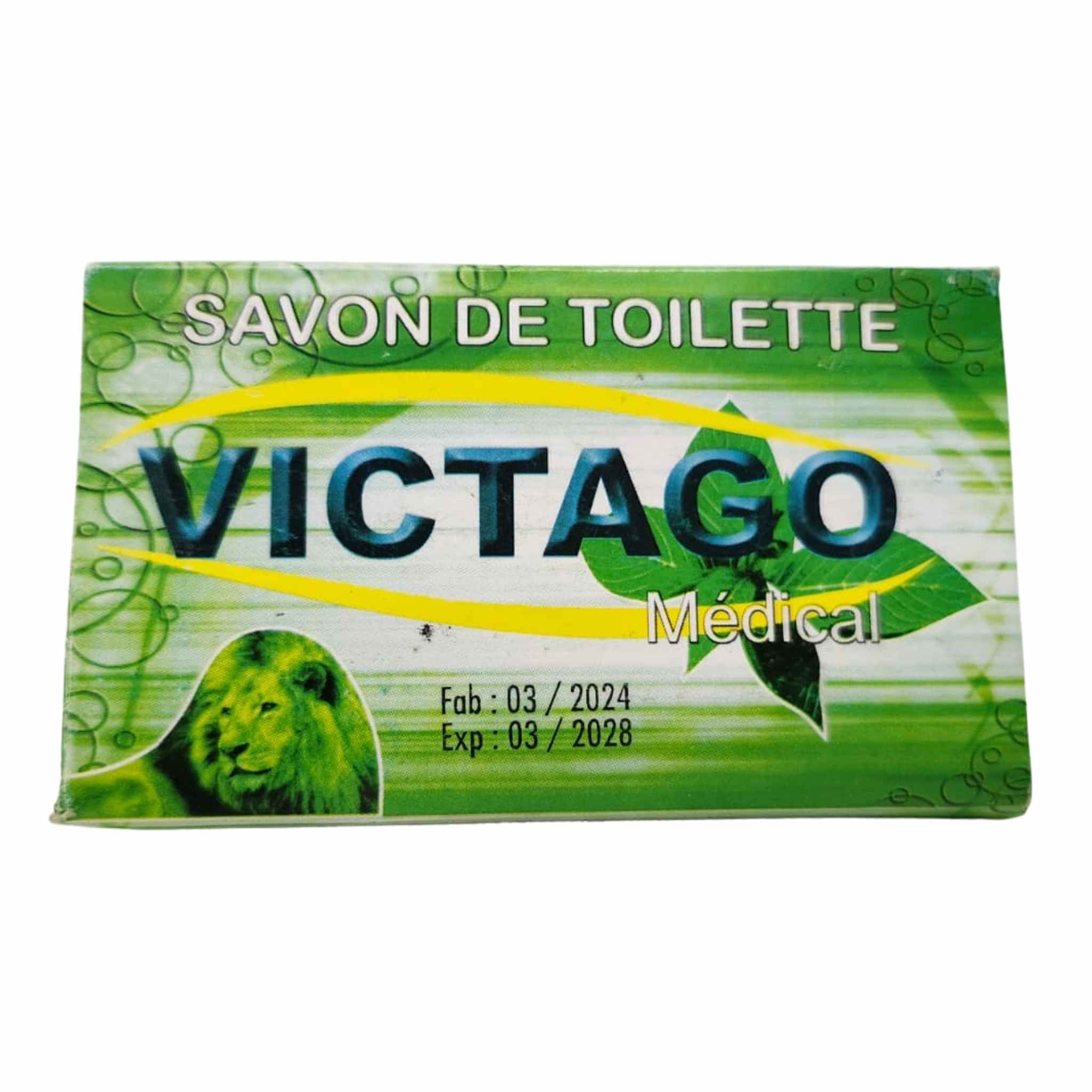 VICTAGO Soap Herbal Black Natural Bar Skin African Organic Raw Acne 4oz