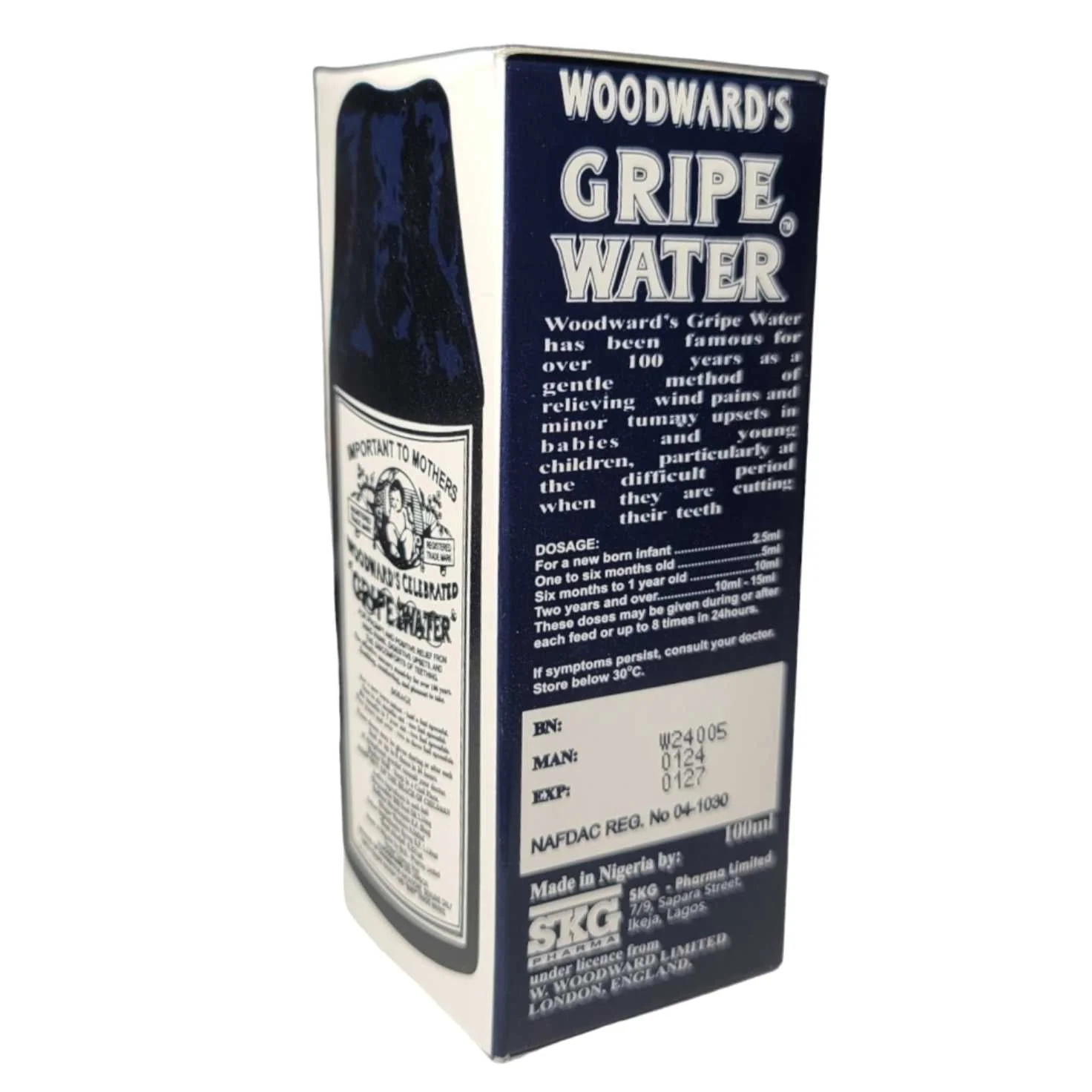 WOODWARD’S GRIPE WATER 100ml. - Image 2